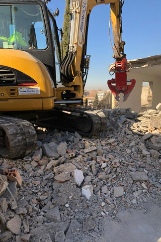 Tratamiento de residuos producidos en construcciones y demoliciones